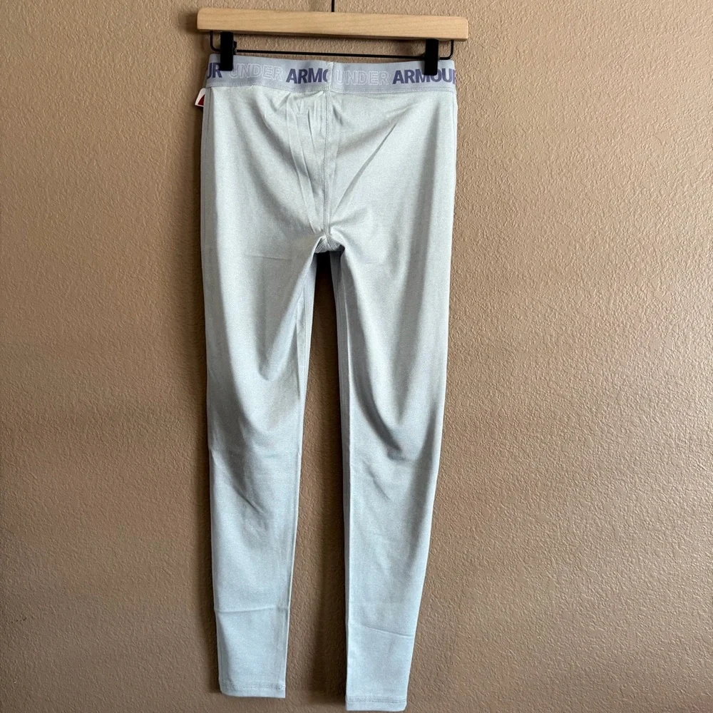 Under Armour Atheleisure Girls Light Gray Leggings Size Large NWT